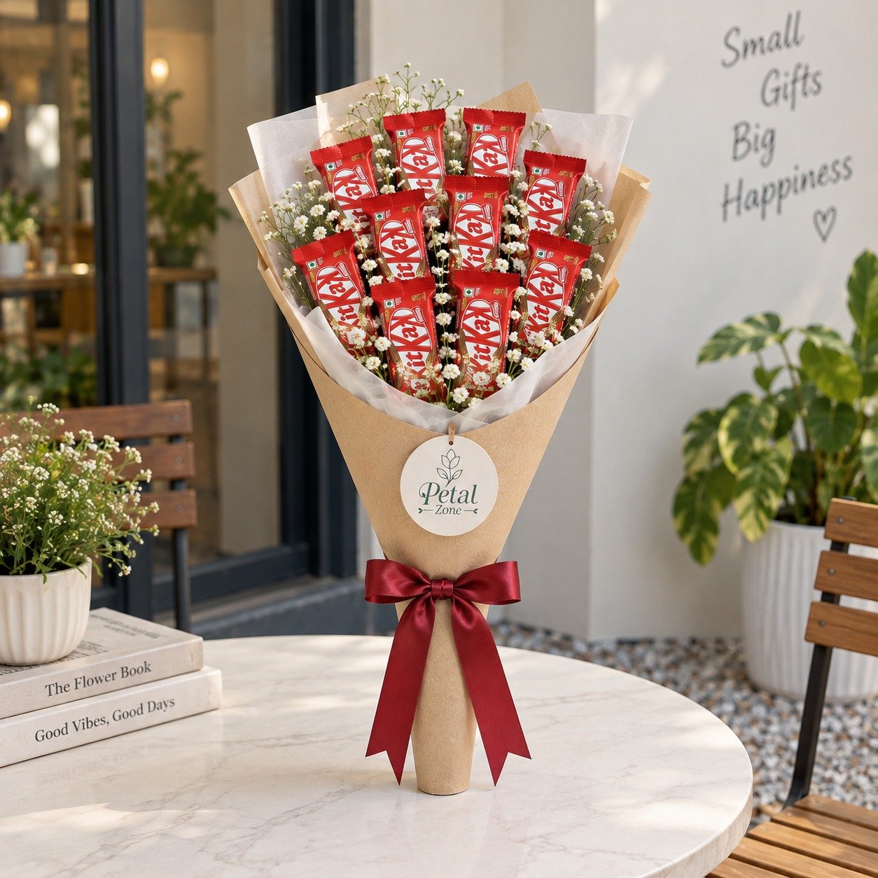 Crunchy Cone Charm – Cone Style Kit Kat Bouquet