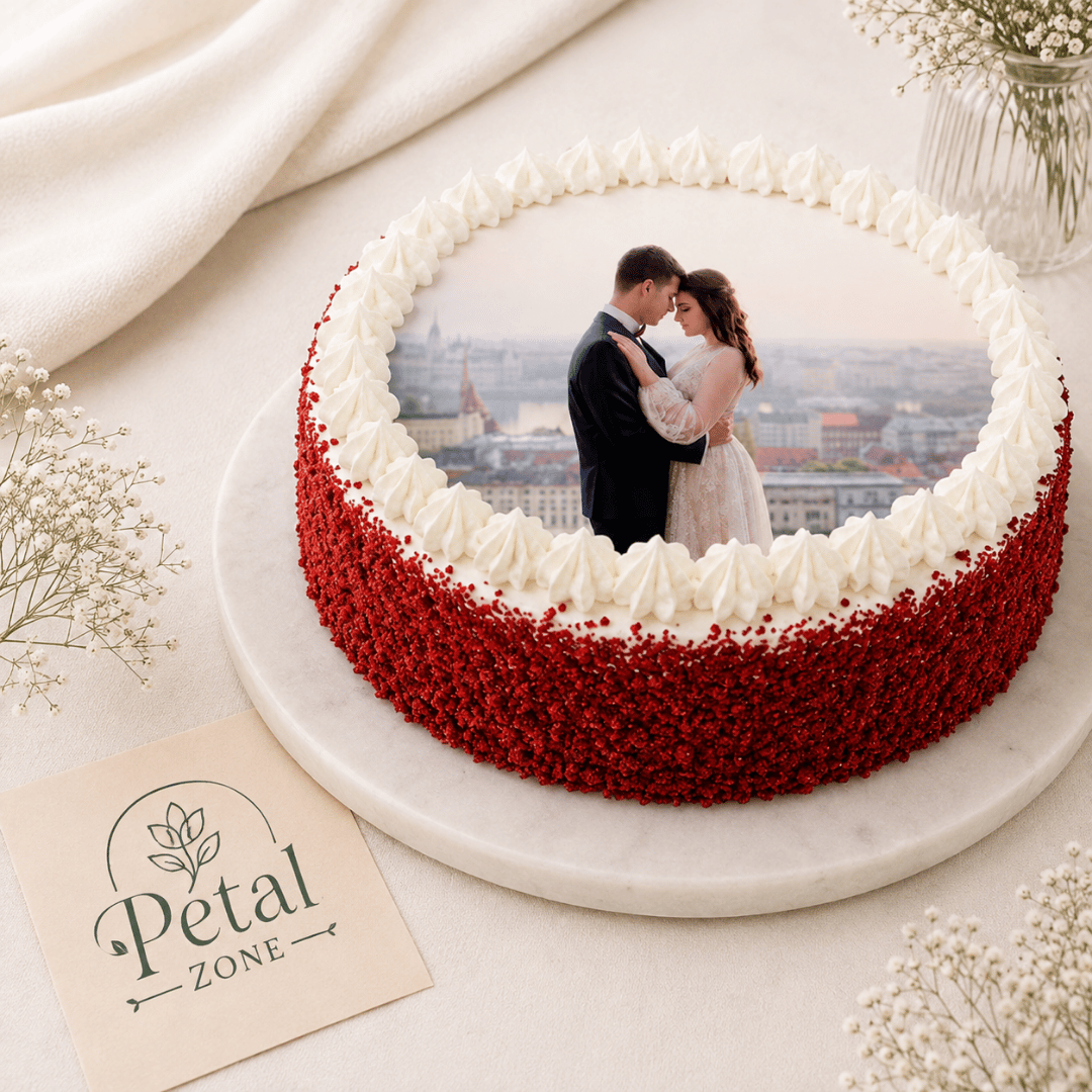 A Picture of Love – Red Velvet Photo Cake