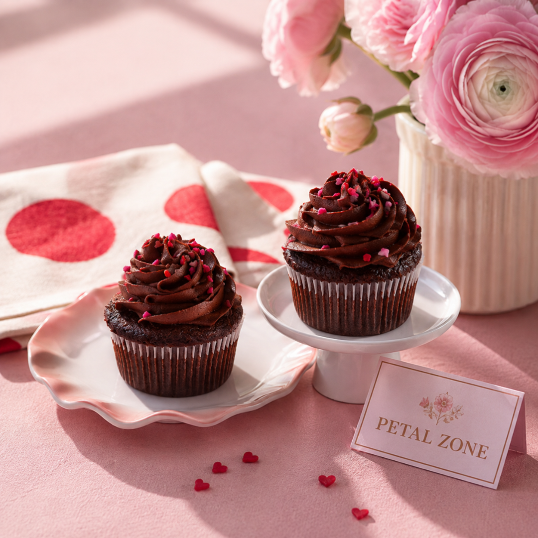 Little Chocolate Treats – 2-Piece Cupcake Box